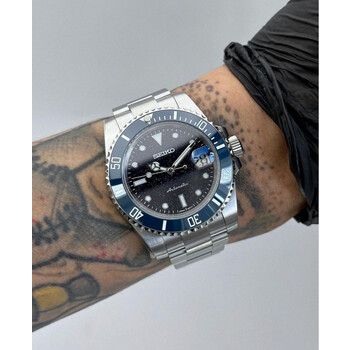 Custom Seiko Mod • Premium Midnight Stardust Submariner • 40mm